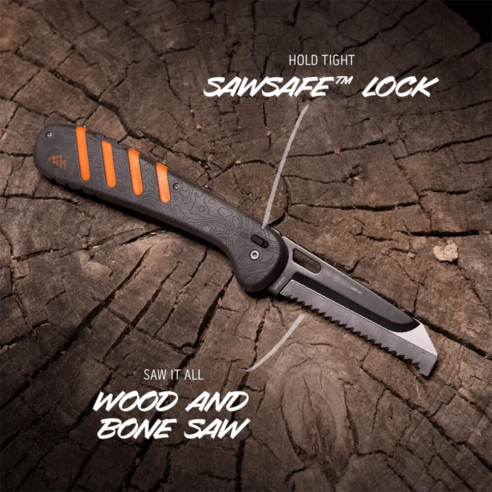 Outdoor Edge Razor HTX 5 gro�es Klappmesser Jagdmesser mit S�ge und Wechselklingen Bild 4