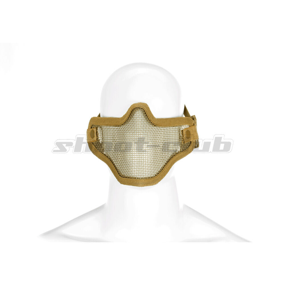 Invader Gear Steel Half Face Mask Airsoft Maske Tan Bild 2