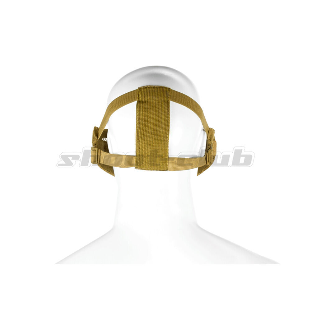 Invader Gear Steel Half Face Mask Airsoft Maske Tan Bild 4