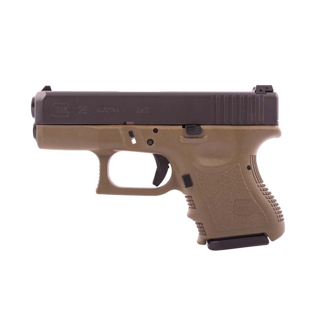 Glock 26 Gen. 3 Pistole 9 mm Luger Olive Bild 2