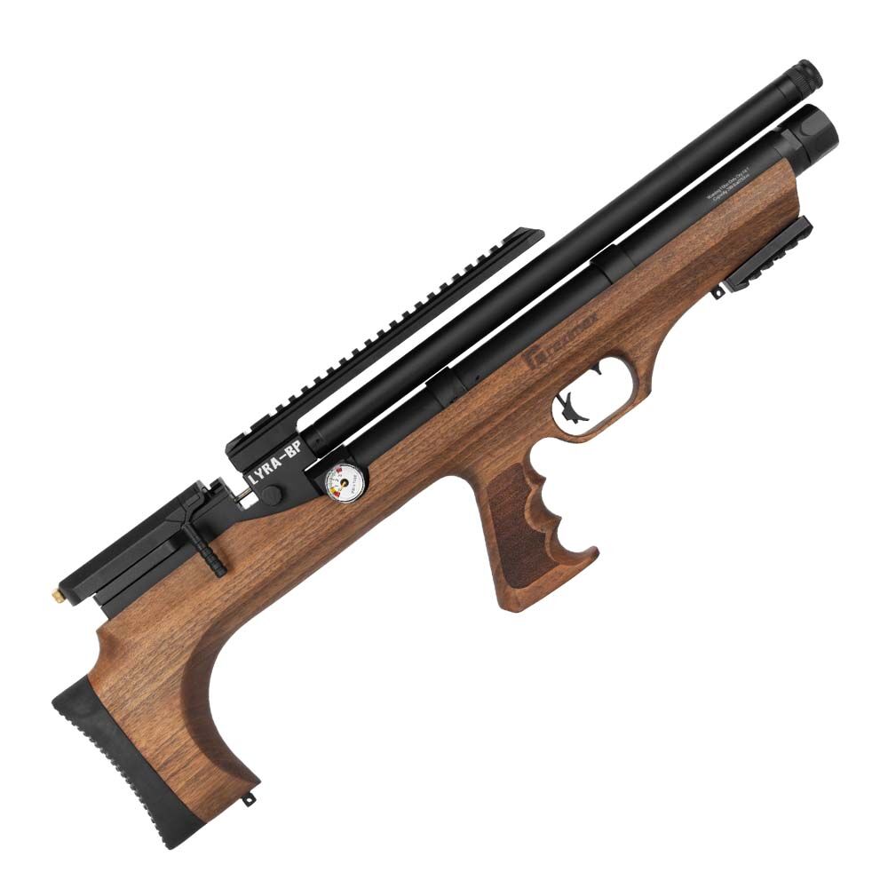 Reximex Lyra-BP PCP- Druckluftgewehr 4,5mm Diabolo Walnussholzschaft Bild 2