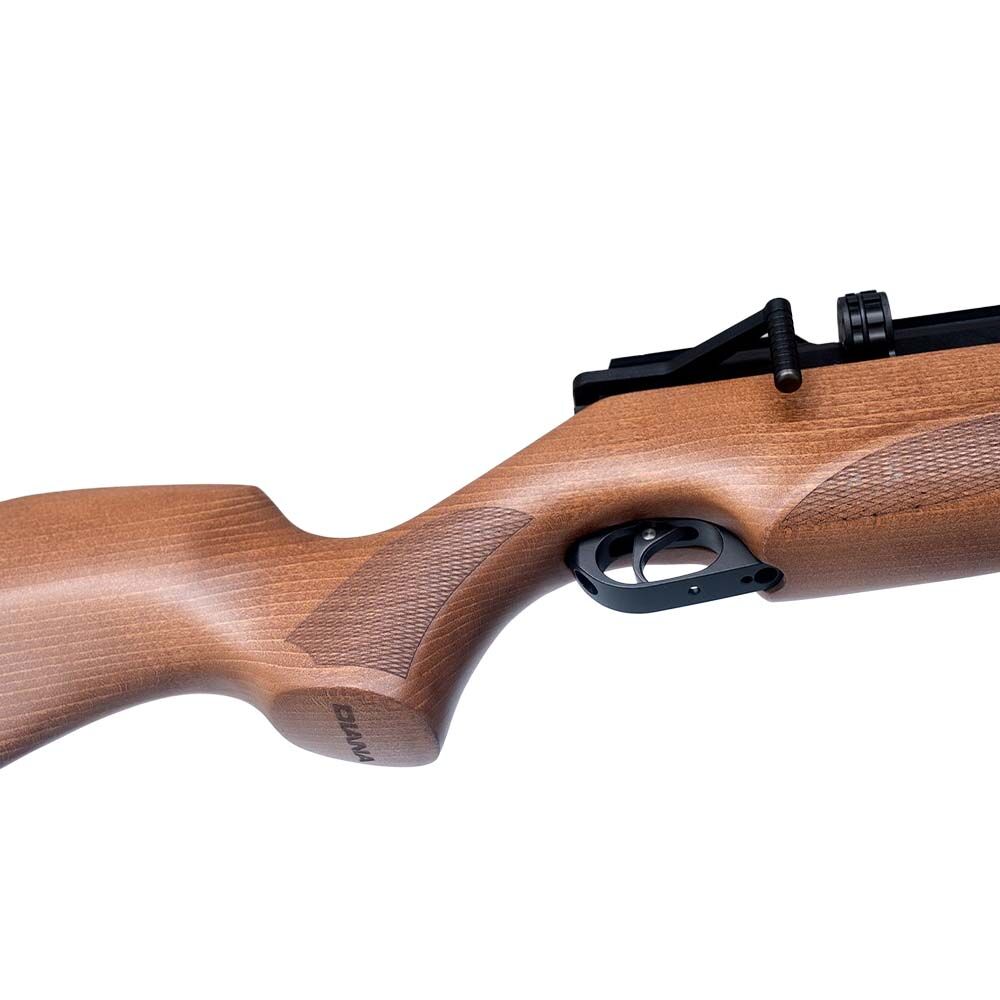 Diana outlaw Pressluftgewehr GEN. 2 4,5 mm Diabolo Holzschaft mit Schalld�mpfer Bild 3