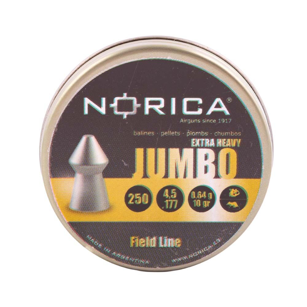 Norica Diabolo Jumbo 4,5 mm - 250 Stk Spitzkopf Bild 2