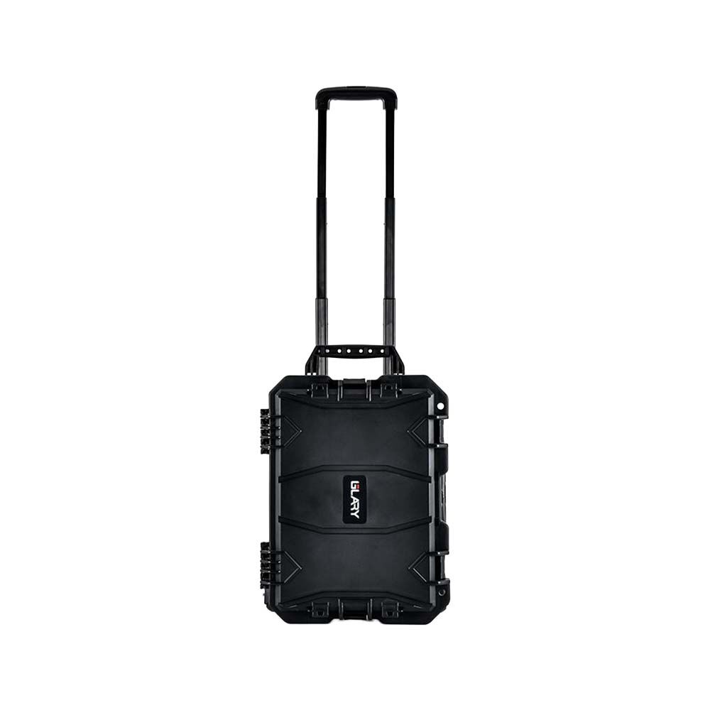 Glary Hartschalenkoffer mit Trolley-Funktion 46x35x20,6 cm Schwarz Bild 3