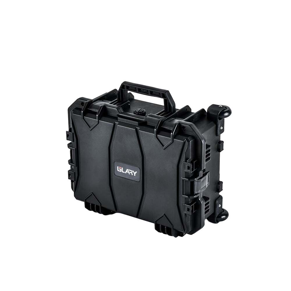 Glary Hartschalenkoffer mit Trolley-Funktion 46x35x20,6 cm Schwarz Bild 4