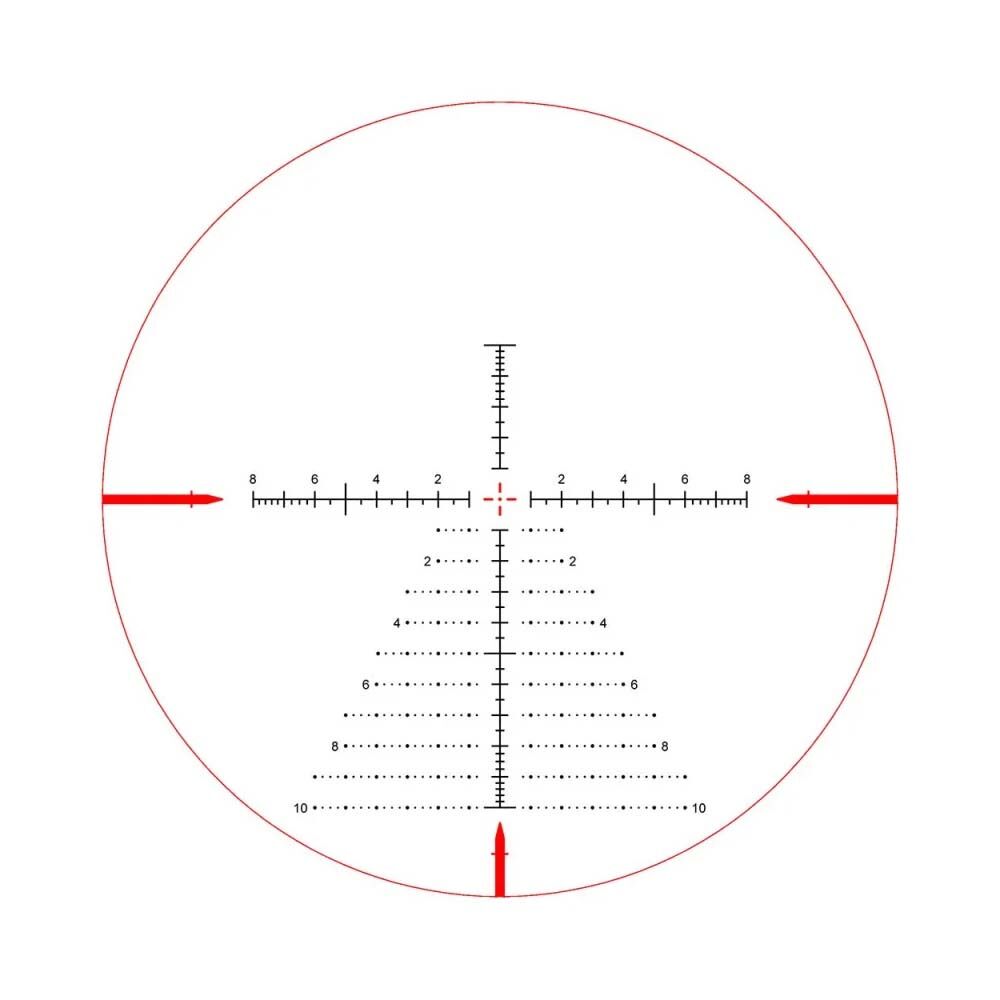 KECK Optics RS Precision HD-Zielfernrohr 6-24x50 FFP, IR-G2A Absehen beleuchtet Bild 4