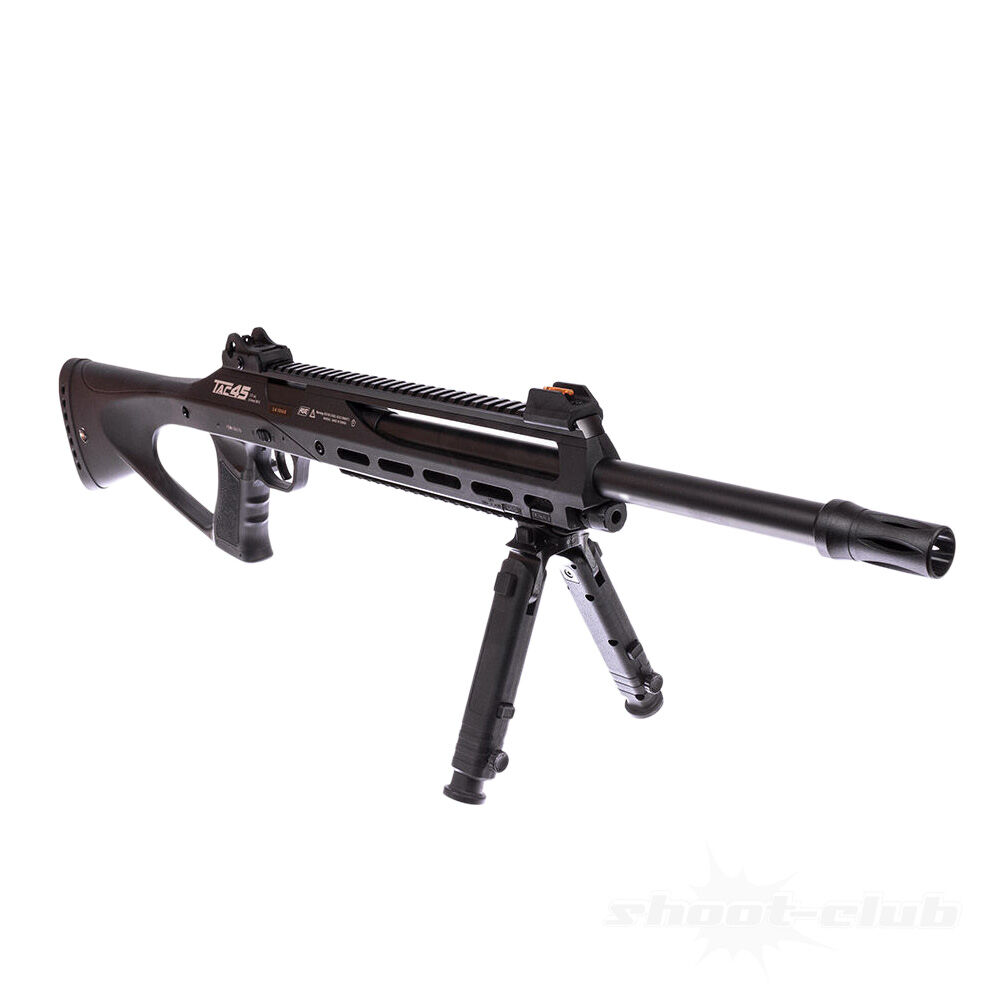 ASG TAC45 Co2 Gewehr Kaliber .4,5mm Stahl BB Schwarz mit Zweibein Bild 3