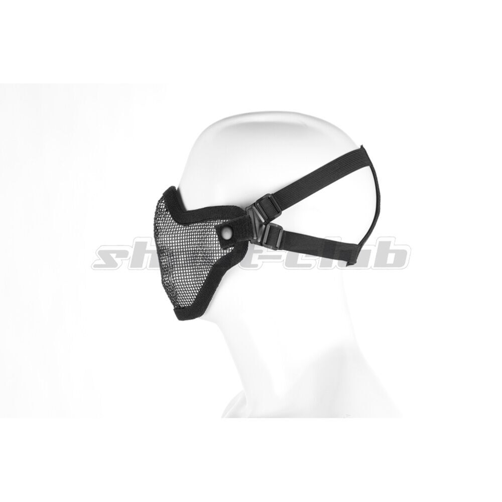 Invader Gear Steel Half Face Mask Airsoft Maske Schwarz Bild 3