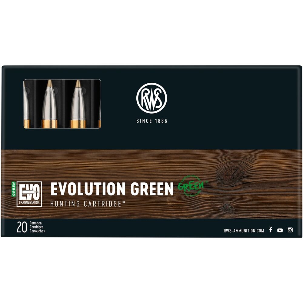 RWS .308 Win.Evo Green 9,0g/139grs Bchsenpatronen - 20 Stck Bild 2