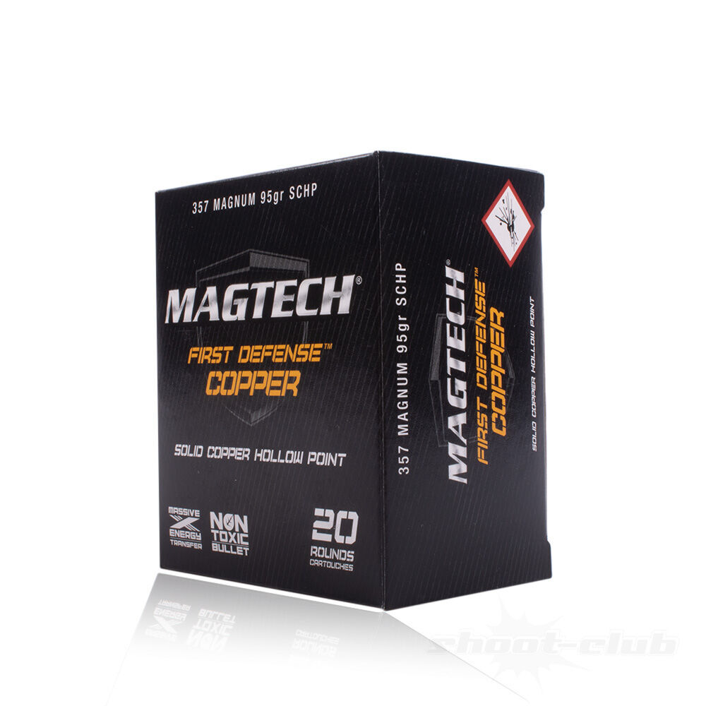 MagTech First Defense Revolver Munition SCHP 95 grs .357 Magnum Bild 2
