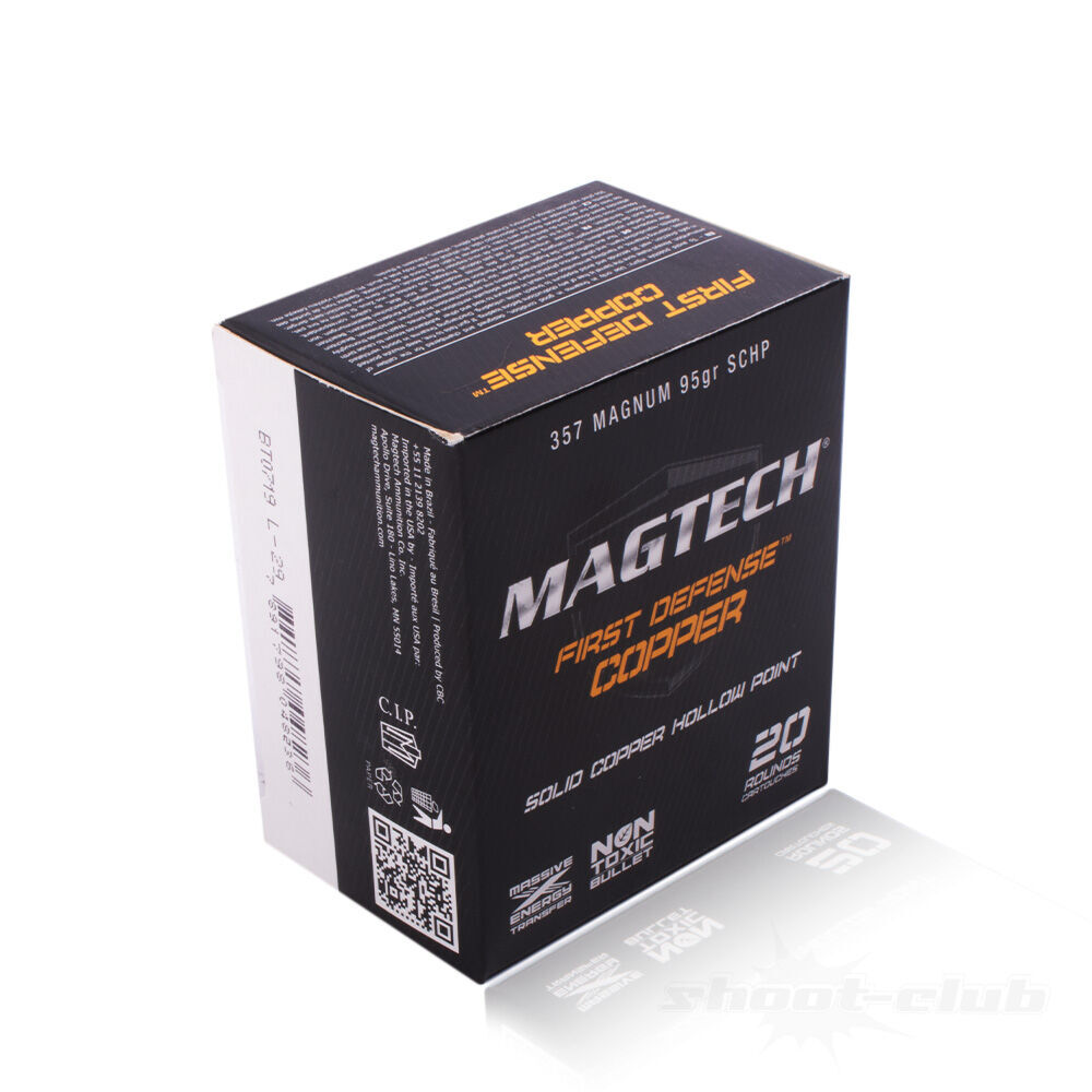 MagTech First Defense Revolver Munition SCHP 95 grs .357 Magnum Bild 3