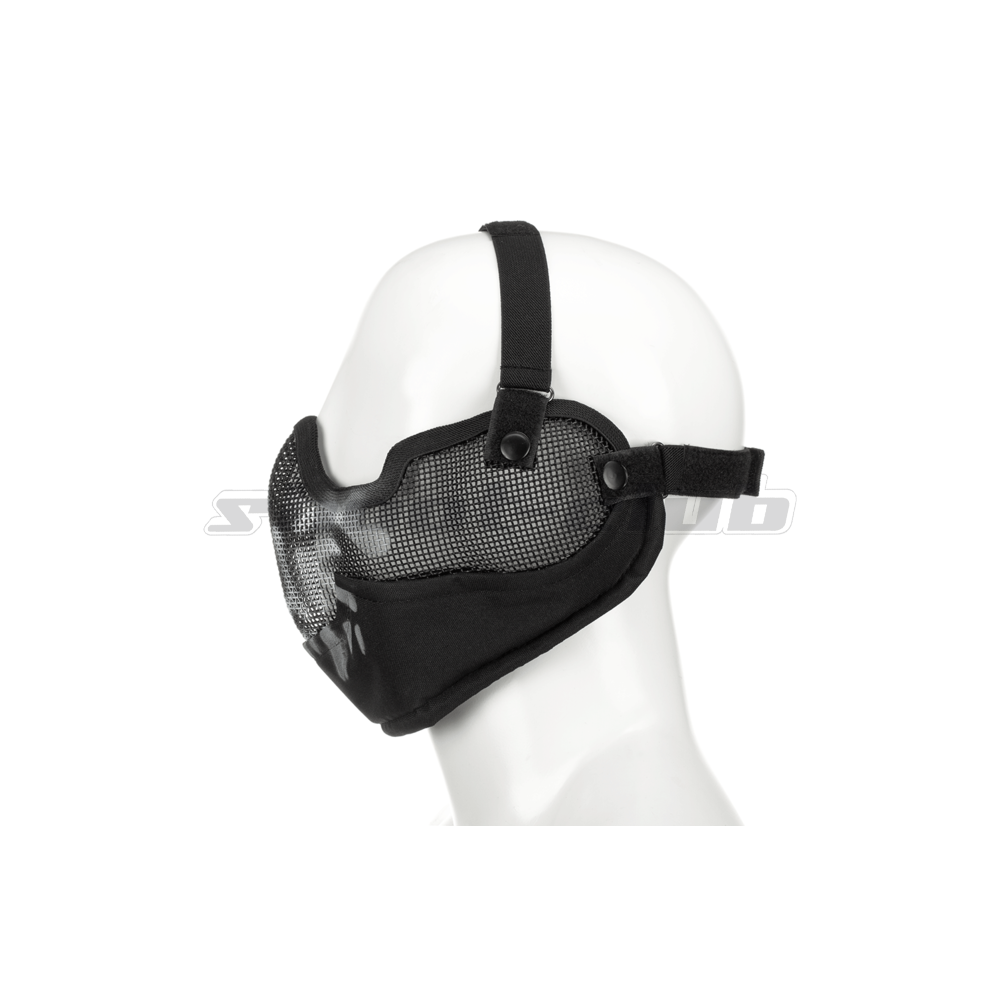 Invader Gear Steel Face mask - Black / Skull Bild 2