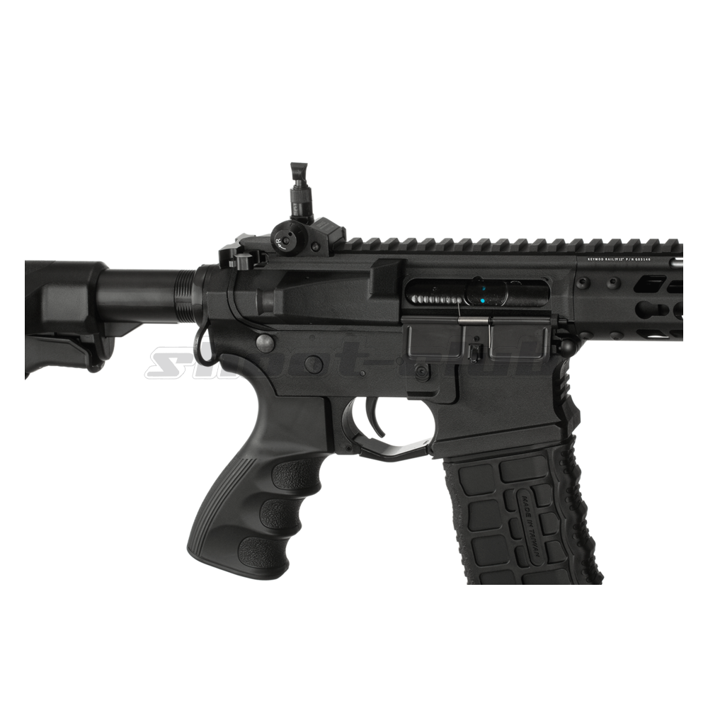 G&G CM16 Wildhog 12 Inch SAEG Airsoft Gewehr mit ETU Black