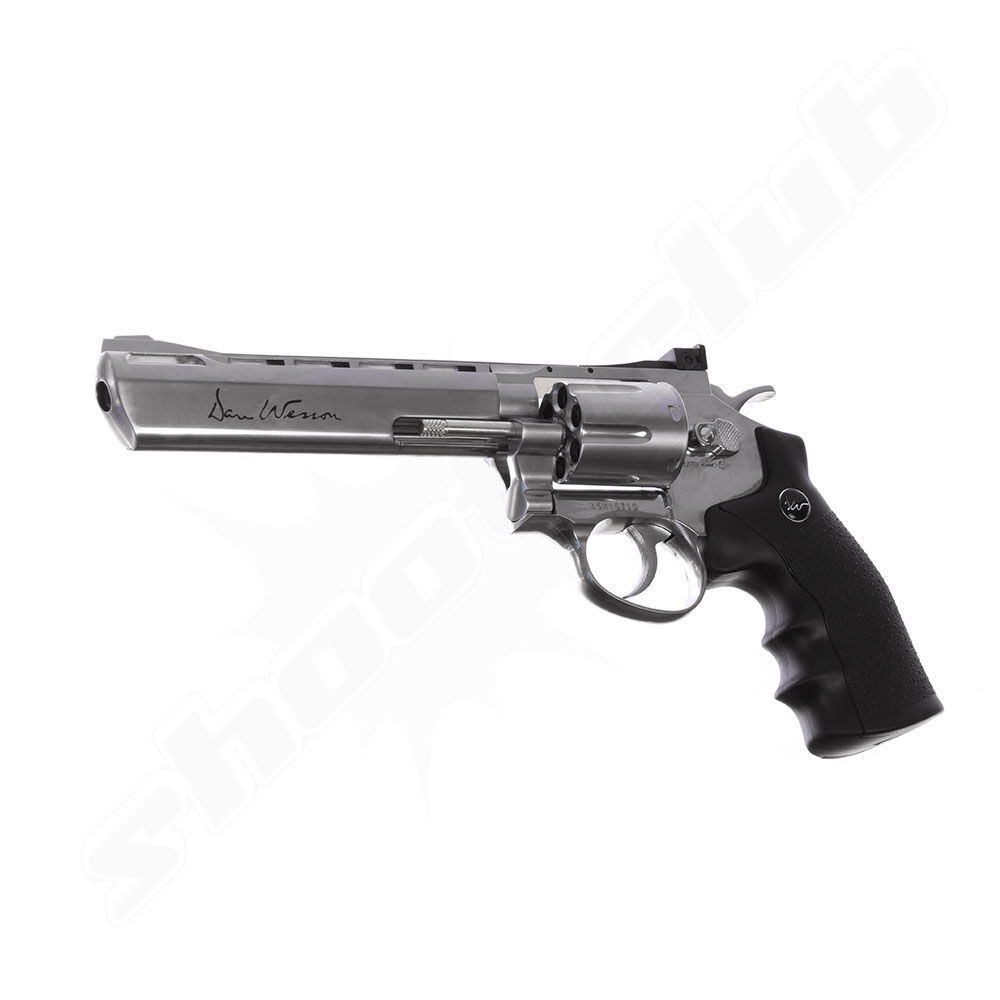 Dan Wesson 6 Zoll CO2 Revolver 4,5 mm Stahlkugeln - silber Bild 3