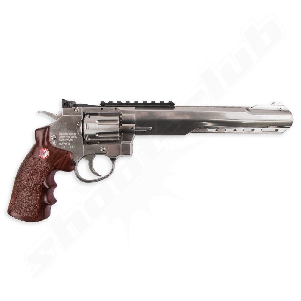 Ruger Super Hawk 8 CO2 Softair Revolver chrom - 6mm Bild 2