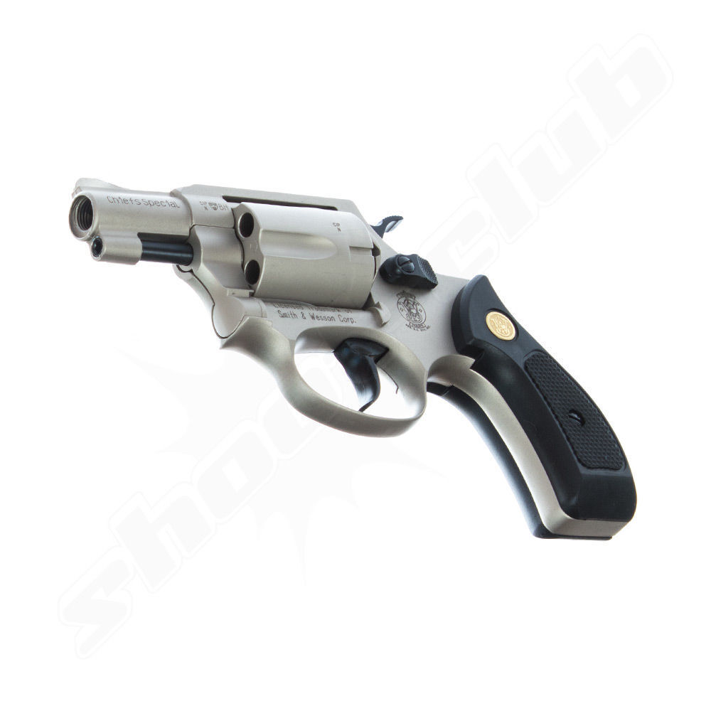 Smith & Wesson Chiefs Special vernickelt Schreckschuss Revolver 9 mm R.K. Bild 3