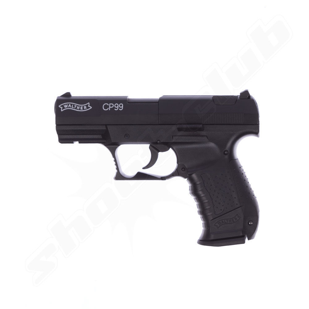 Walther CP99 CO2 Pistole brüniert 4,5mm Diabolos - Koffer-Set Bild 3