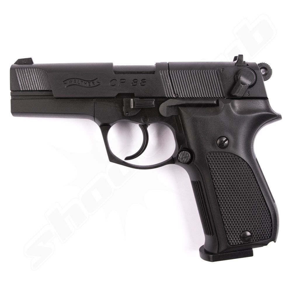 Walther CP88 CO2 Pistole schwarz 4,5mm Diabolos - Koffer-Set Bild 4