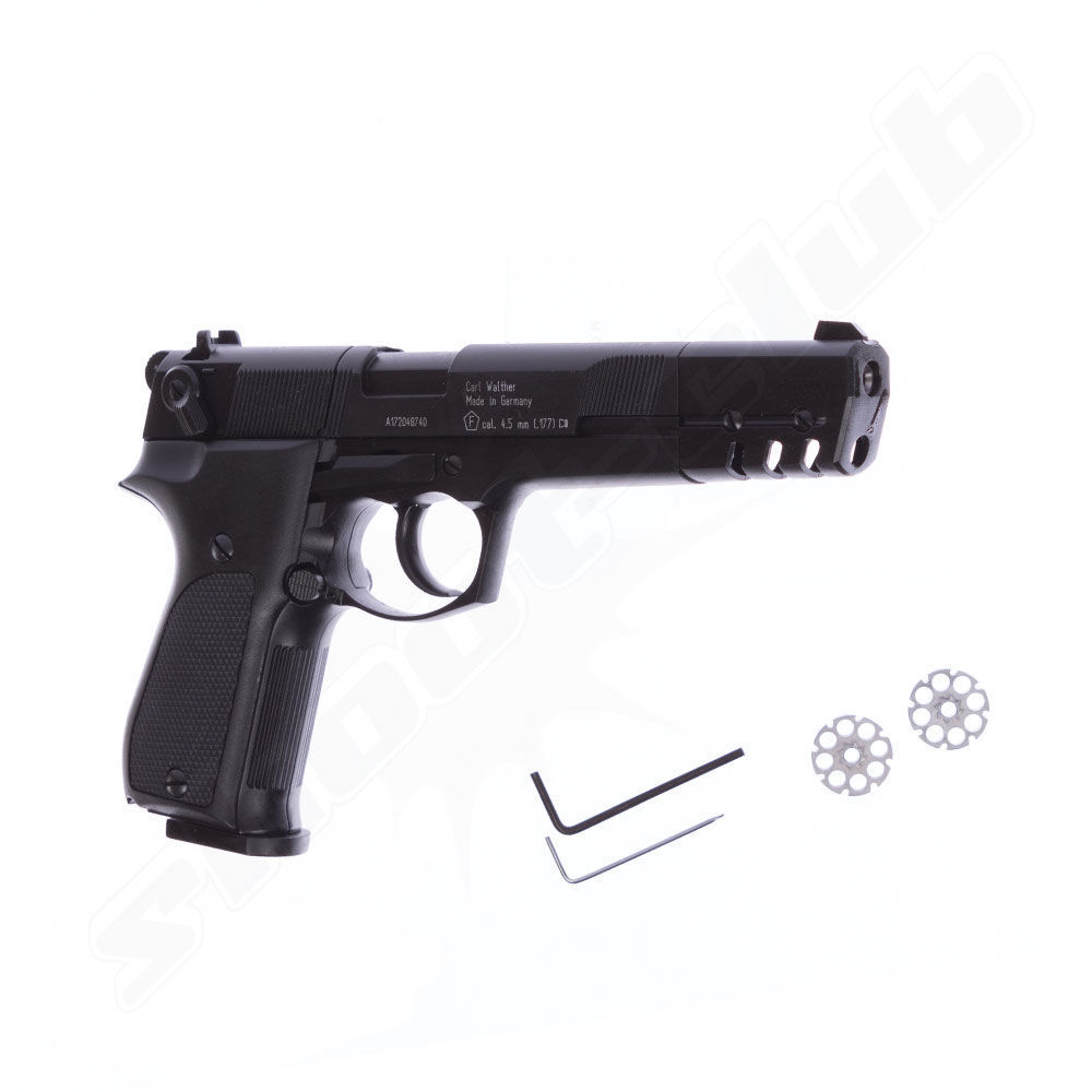 Walther Set Adattatore CO2 – Utilizza 2 Capsule Da 12g Al Posto Di Una Da 88g Per Carabine Ad Aria