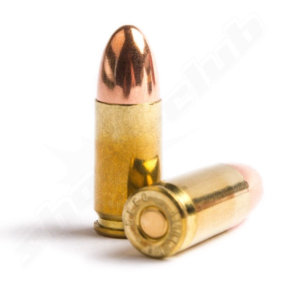 Geco Pistolen Munition 9mm Luger 124 gr Vollmetall FMJ - 50 Stück Bild 3
