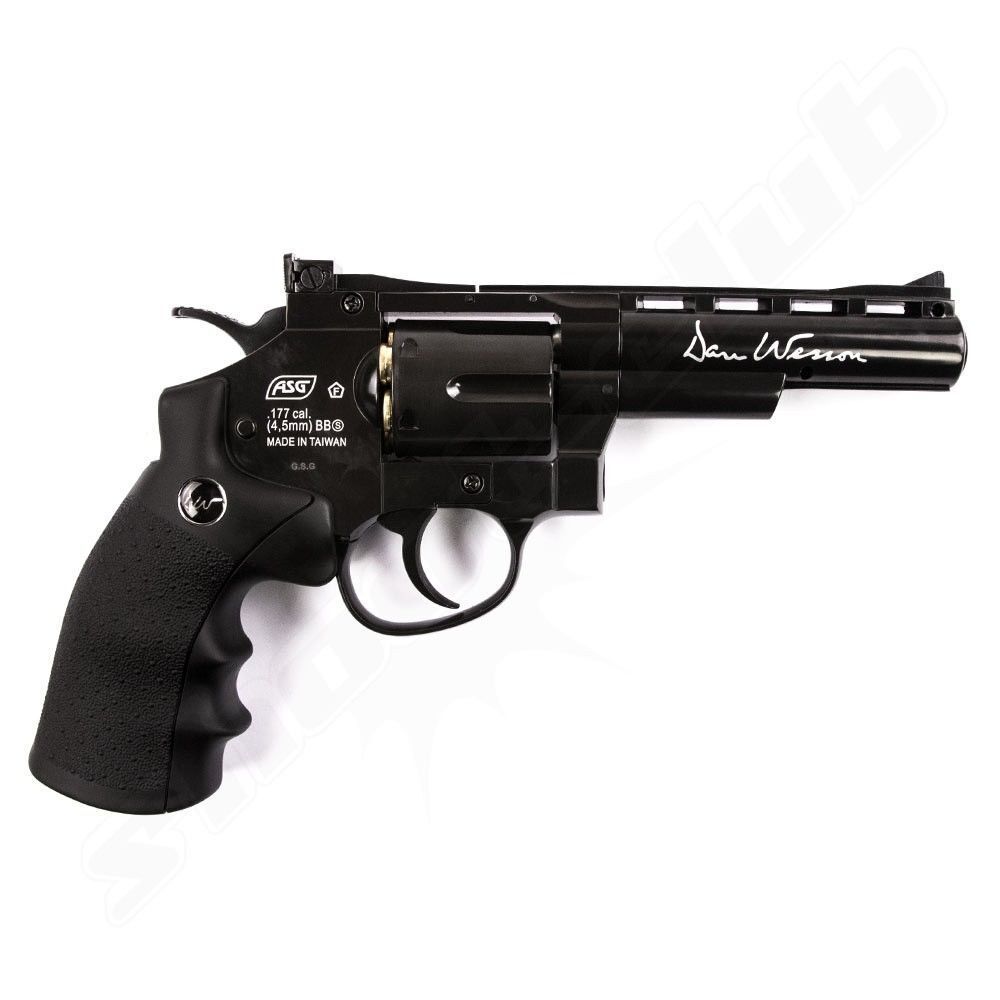 Dan Wesson CO2 Revolver 4 Zoll Kaliber 4,5mm Stahl BBs Bild 2