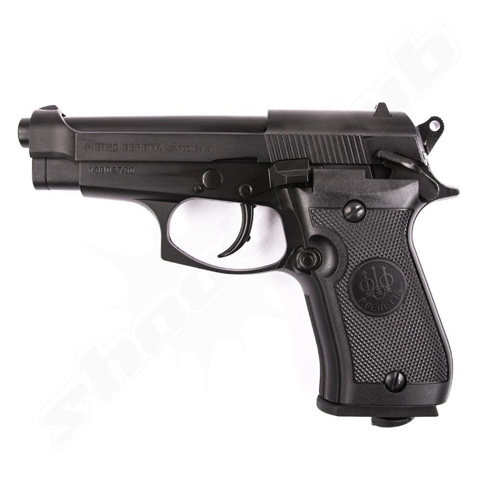 Beretta M84 FS CO2 Pistole 4,5 mm Stahl BBs schwarz - Koffer-Set Bild 4