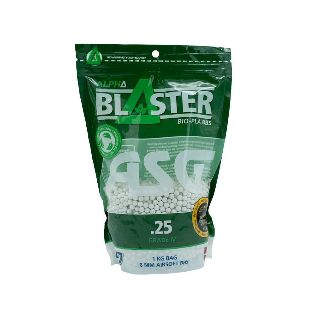ASG Alpha Blaster Bio Airsoft BBs 0,25g 6mm BB 1 kg Beutel
