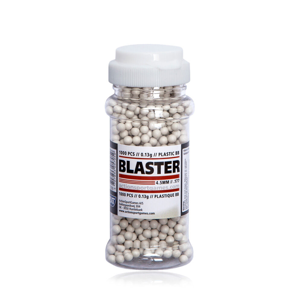 ASG Blaster Plastik BBs 0,13g 4,5mm BB wei 1000 Stk