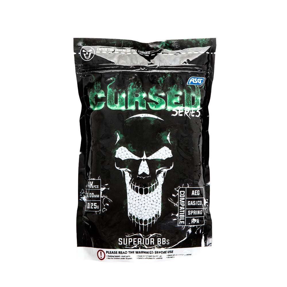 ASG Cursed Airsoft BBs Plastik 0,25g 6mm BB 4000 Schuss