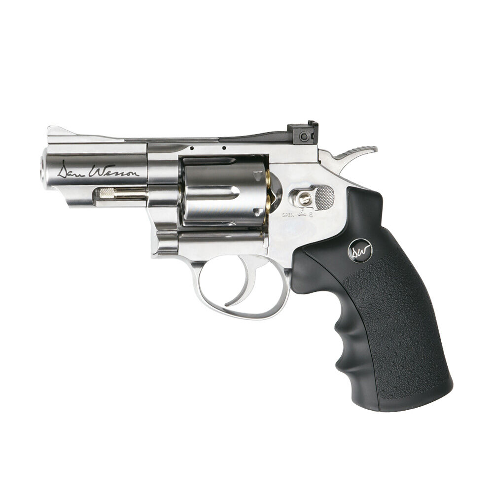 ASG Dan Wesson 2,5 Zoll Co2 Revolver 4,5mm Diabolos Silver