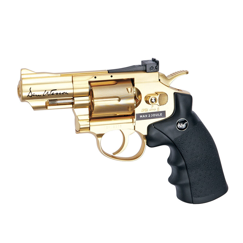 ASG Dan Wesson 2,5 Zoll Co2 Revolver 4,5mm Steel BB Gold