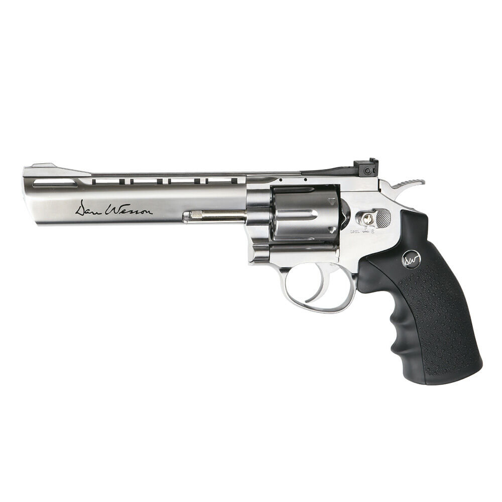 ASG Dan Wesson 6 Zoll Airsoft Revolver Co2 6mm BB Silver