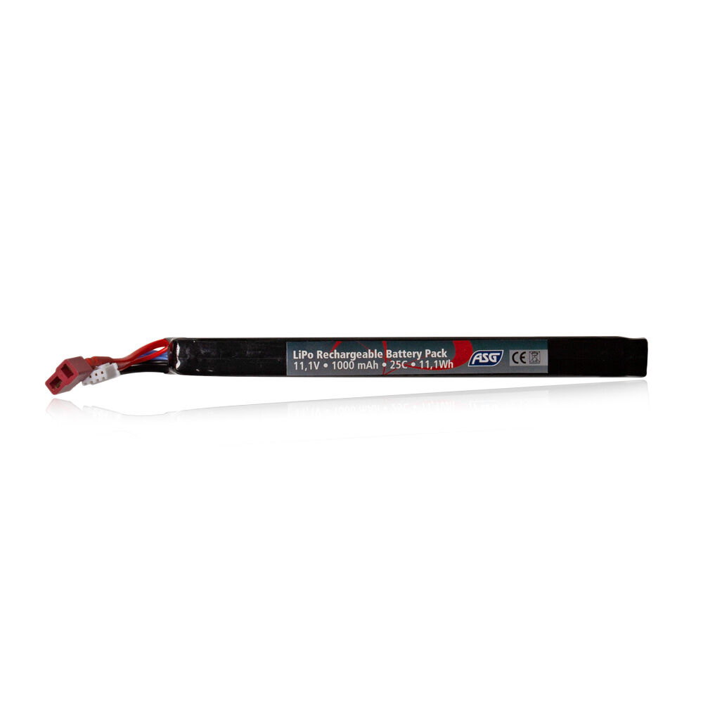 ASG LiPo Akku Airsoft 11,1V 1000mAh 25C T-Plug Stick Type