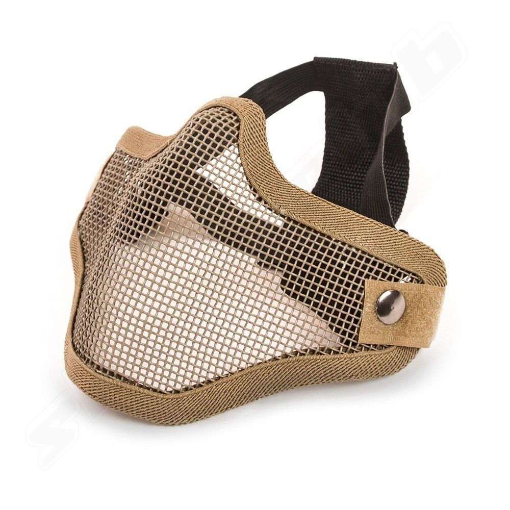 ASG Strike Systems Half Metal Mesh Mask Tan