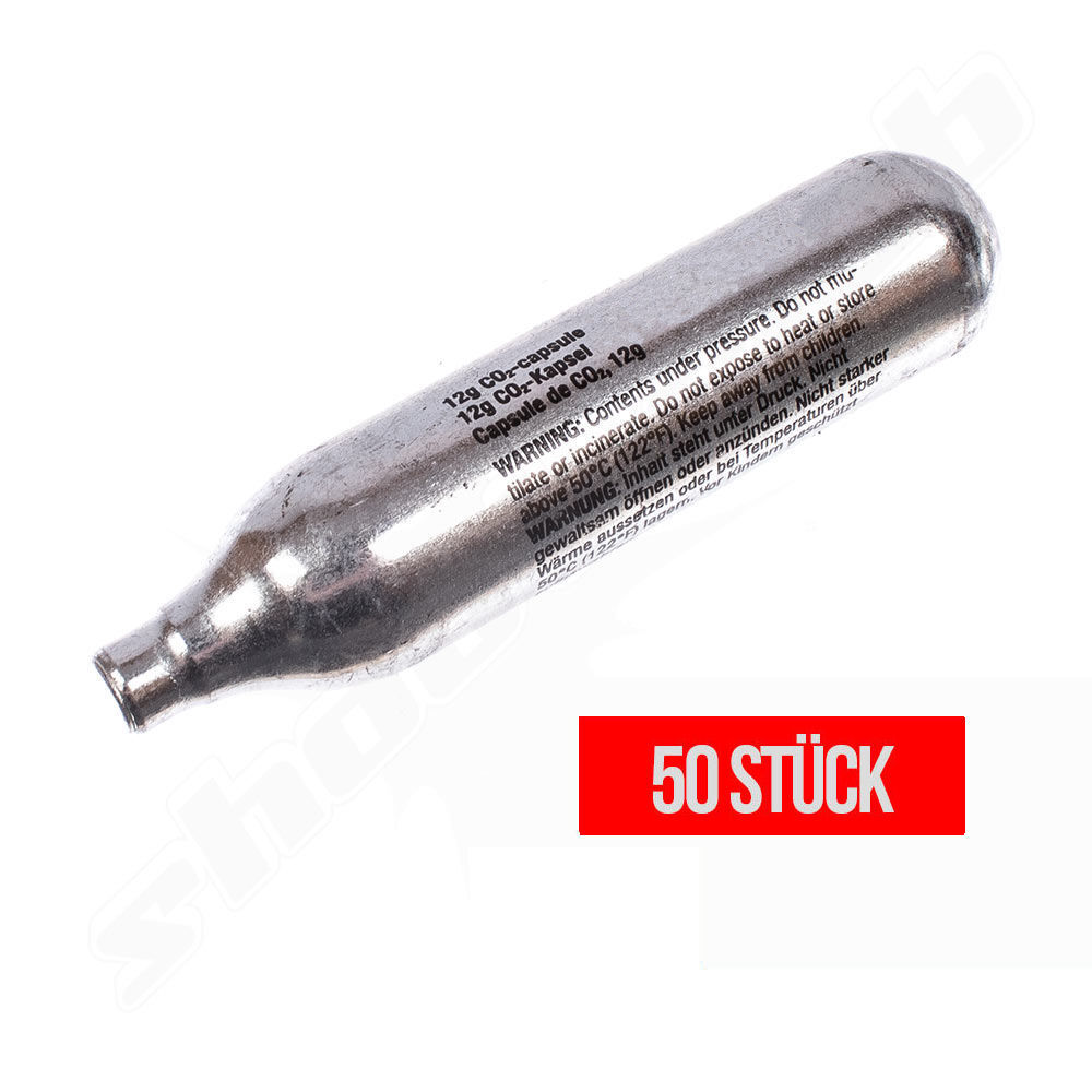 ASG ULTRAIR CO2-Kapseln 12g - 50 Stck