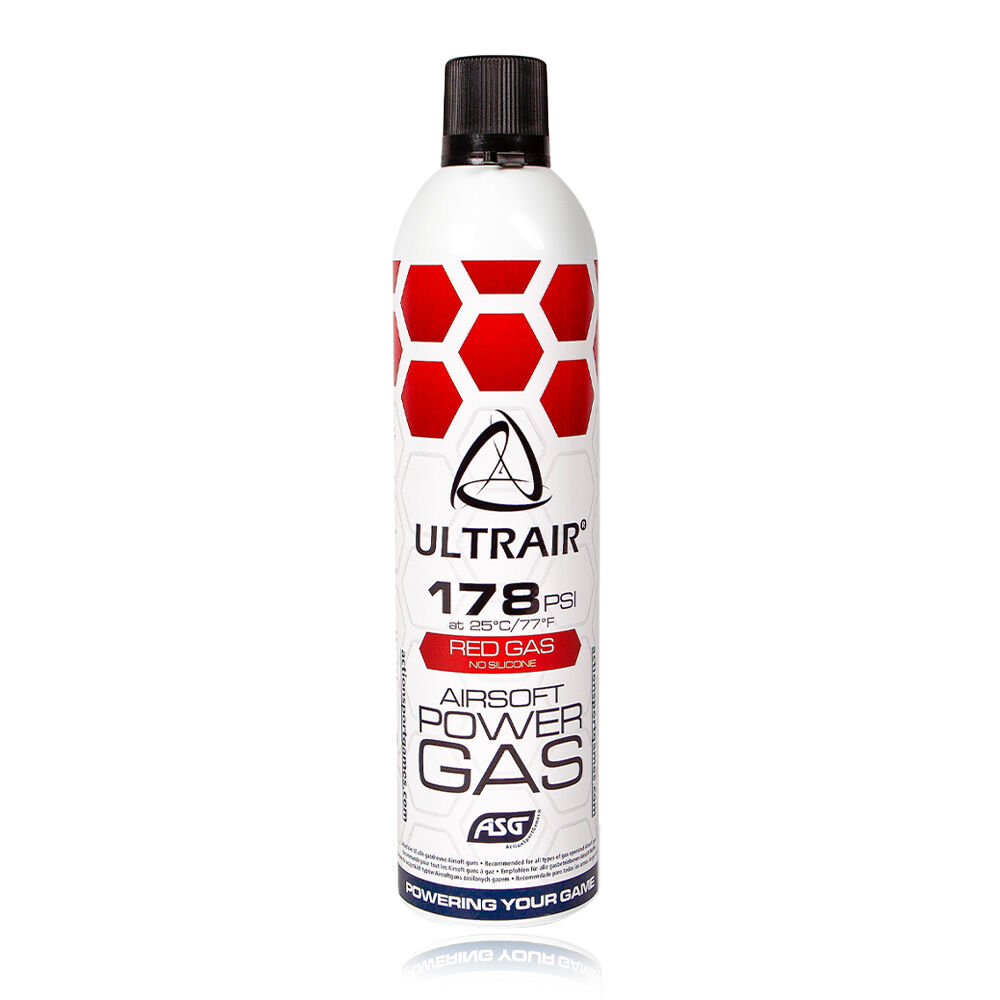 ASG Ultrair Airsoft Power Gas Red Strong 178 PSI -570 ml