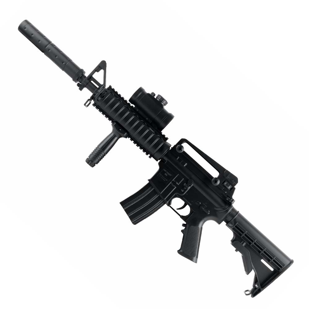 Airmax M4 AEG Airsoft Gewehr 6mm BB Schwarz