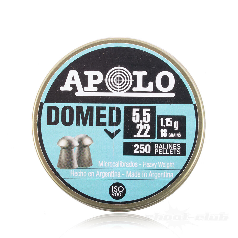 Apolo Domed Diabolos 5,5mm 1,15 g 250 Stk