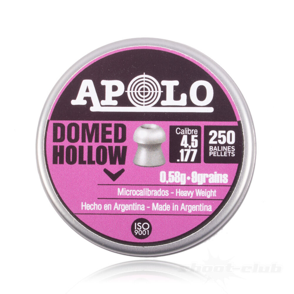 Apolo Domed Hollow Diabolos .4,5mm 0,58 g 250 Stk