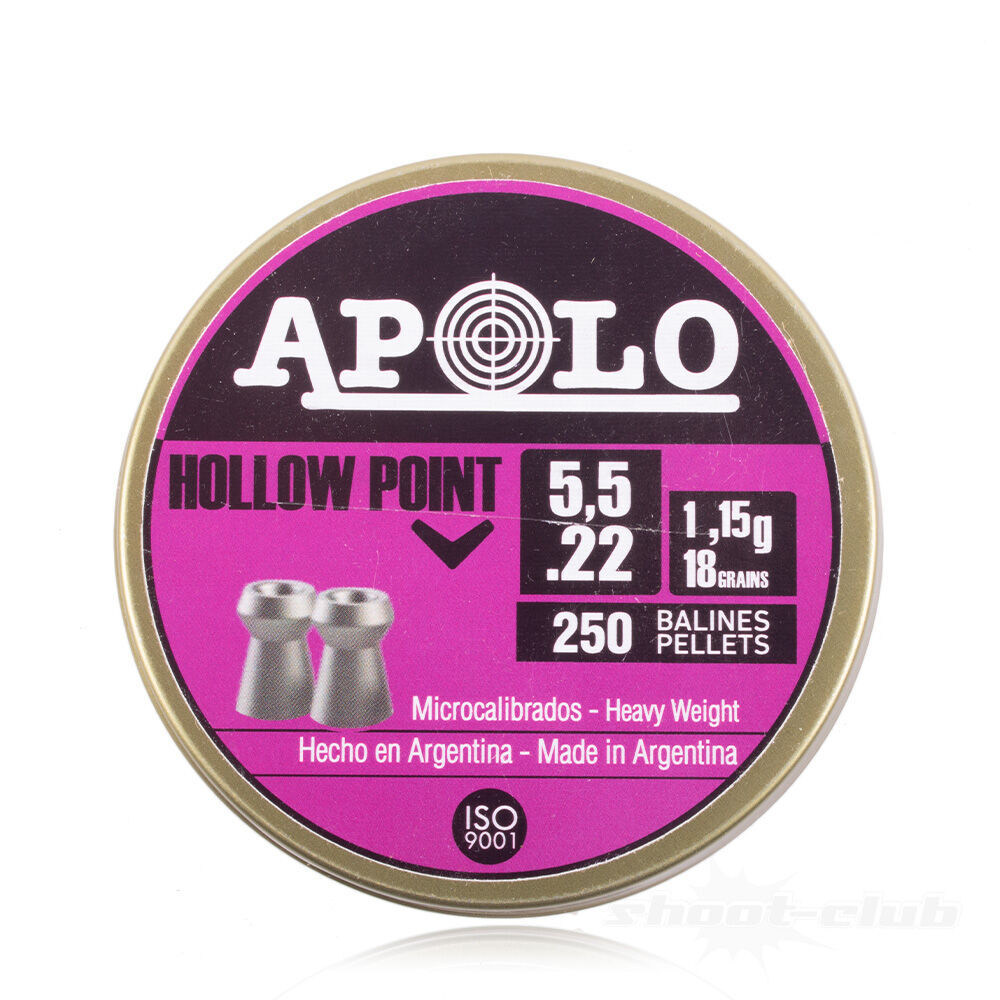 Apolo Hollow Point Diabolos .5,5mm 1,15 g 250 Stk