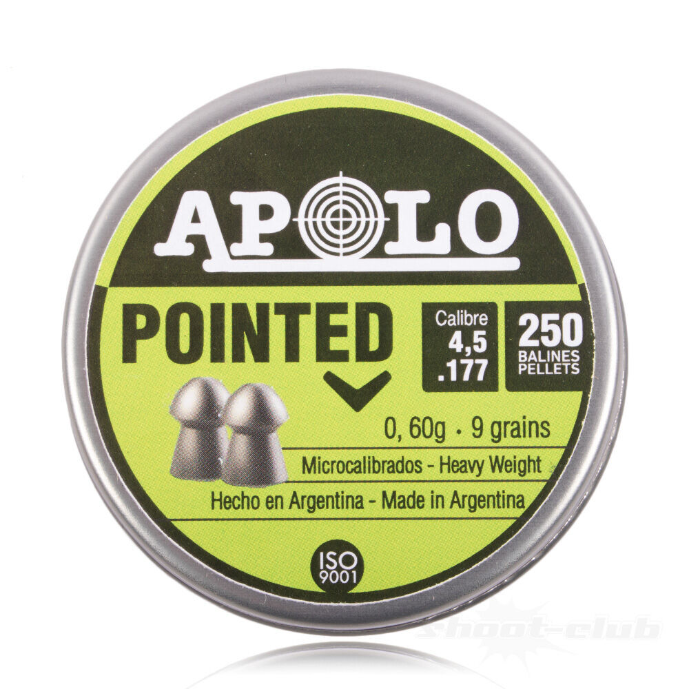 Apolo Pointed Diabolos 4,5mm 0,60 g 250 Stk