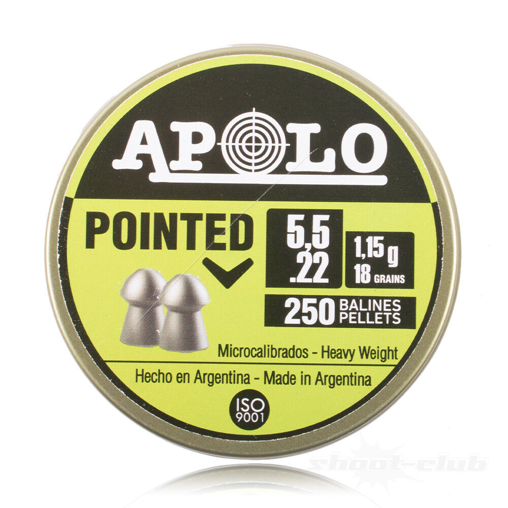 Apolo Pointed Diabolos .5,5mm 1,15 g 250 Stk