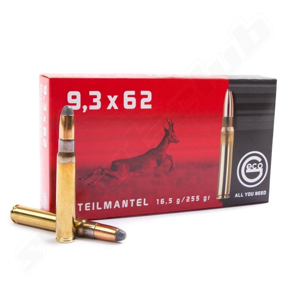 Bchsenpatrone GECO 9.3x62 TMR 16,5 Gramm