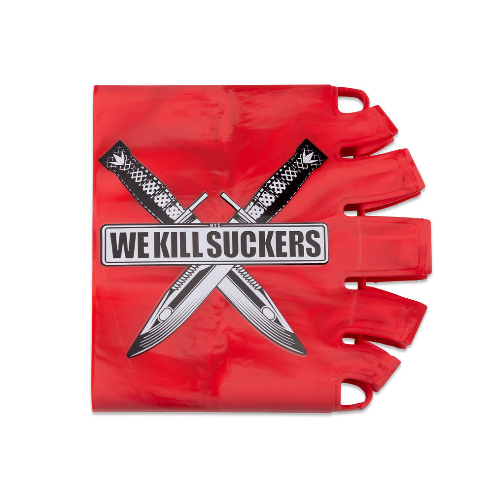 BunkerKings Tank Cover Knuckle Butt -WKS Knife Red Bild 3