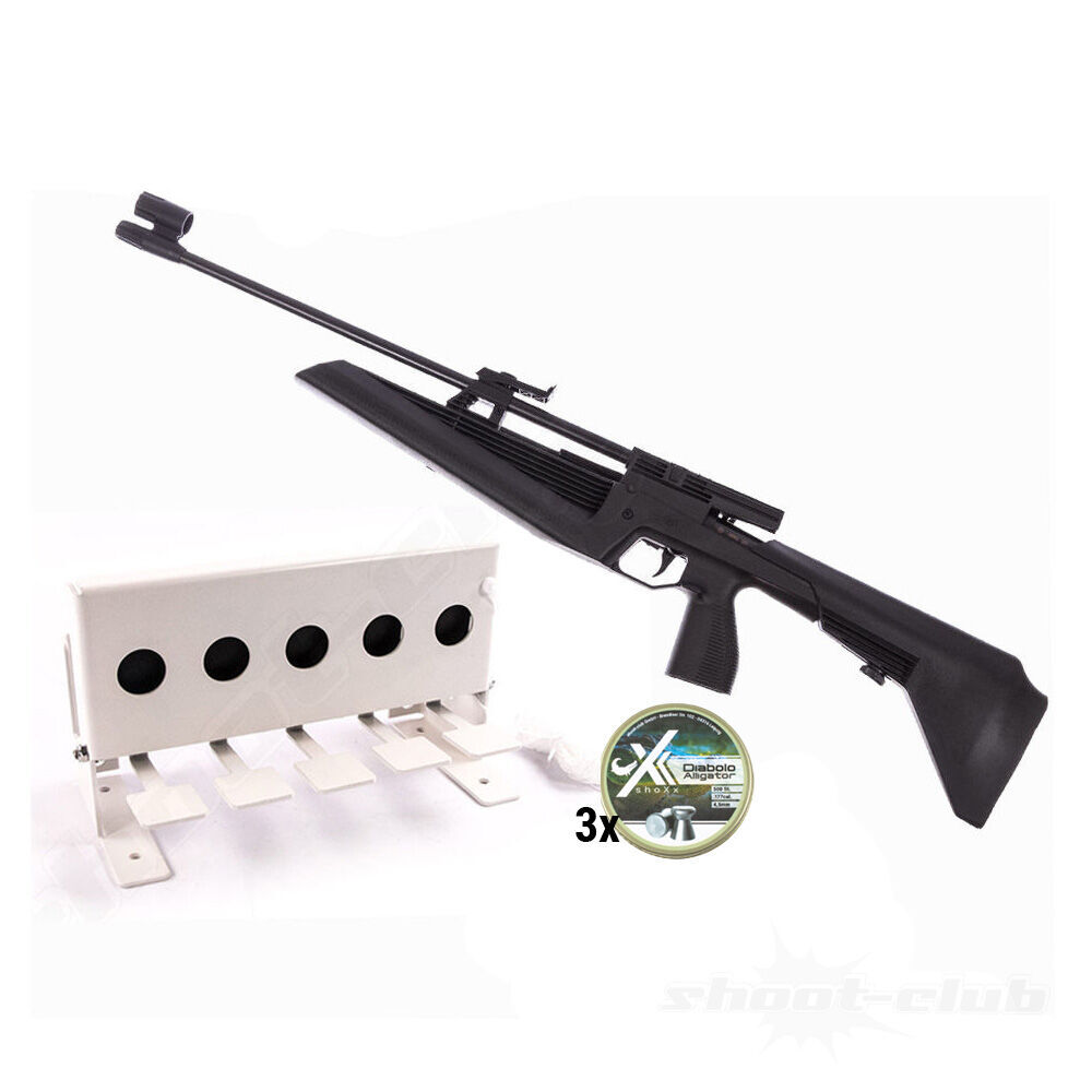 Baikal MP 61 Luftgewehr Kaliber 4,5 mm Diabolos im Biathlon Set