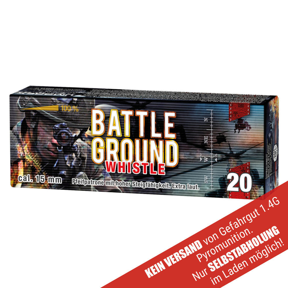 Battle Ground Whistle 20 Schuss Kaliber 15mm