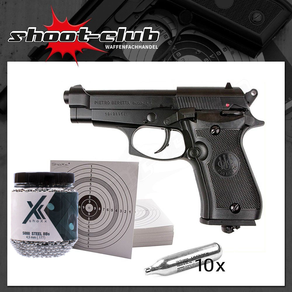 Beretta M 84 Fs Co2 Pistole 4 5mm In Schwarz 3 Joule