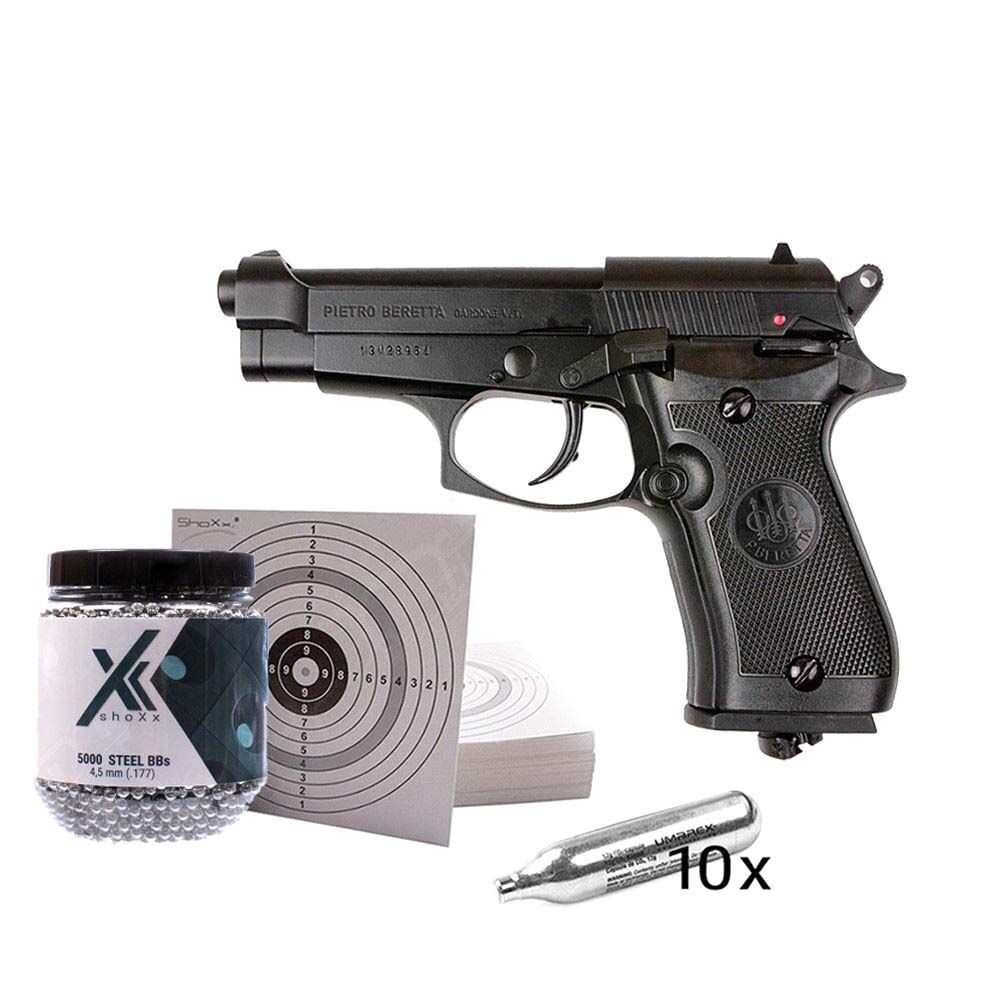 Beretta M 84 FS CO2 Pistole 4,5mm in schwarz - 3 Joule