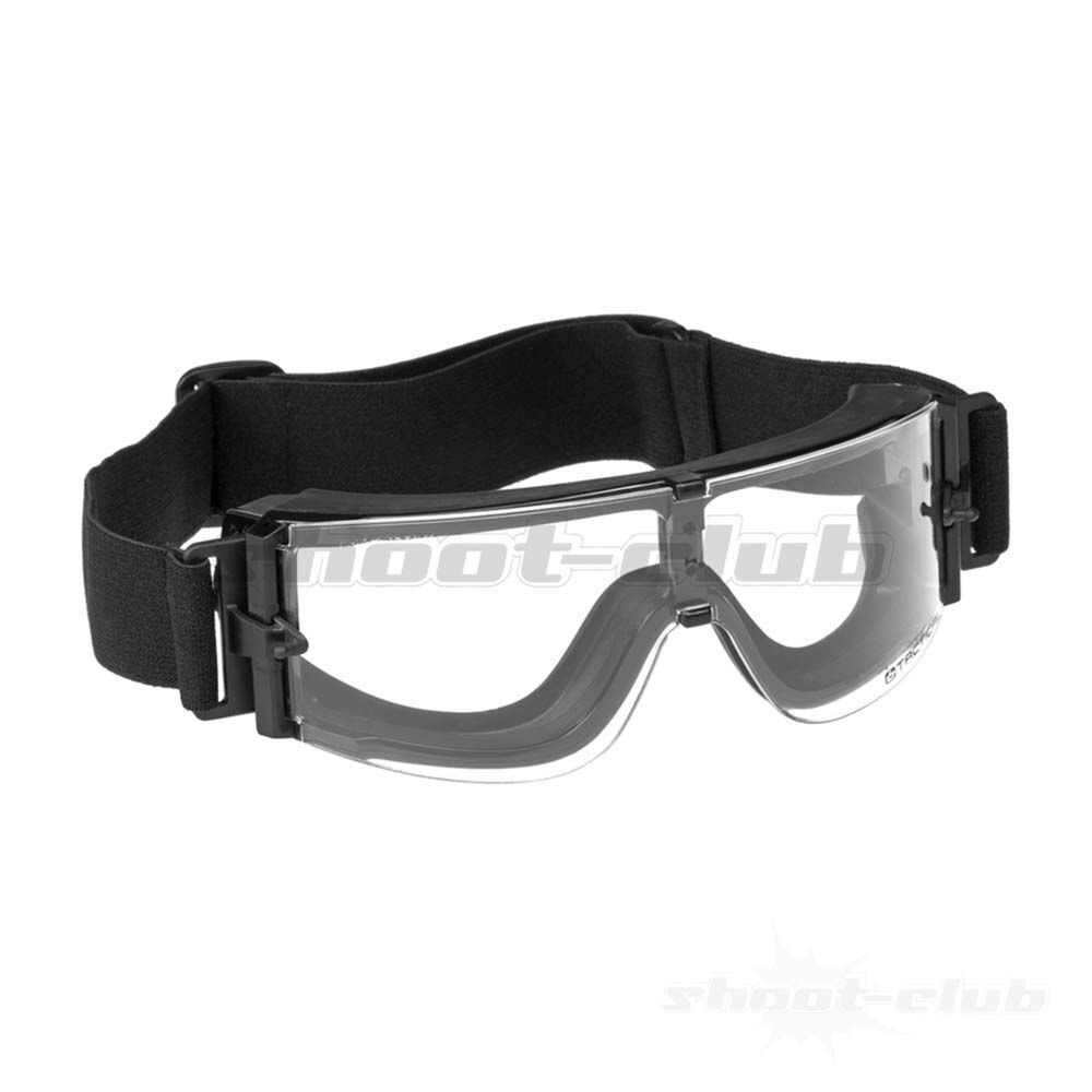 Bolle X800 Tactical Goggles Schutzbrille Klar mit einstellbarem Kopfband