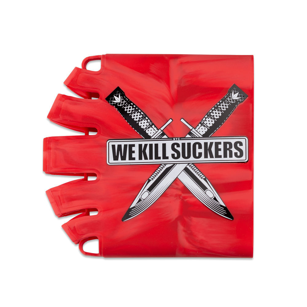 BunkerKings Tank Cover Knuckle Butt -WKS Knife Red